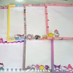 Paquete 50 hojas 1 línea Hello Kitty