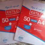 50 hojas A4 de 4 líneas marca Estilo