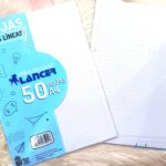 Paquete de 50 hojas A4 Lancer de 2 líneas