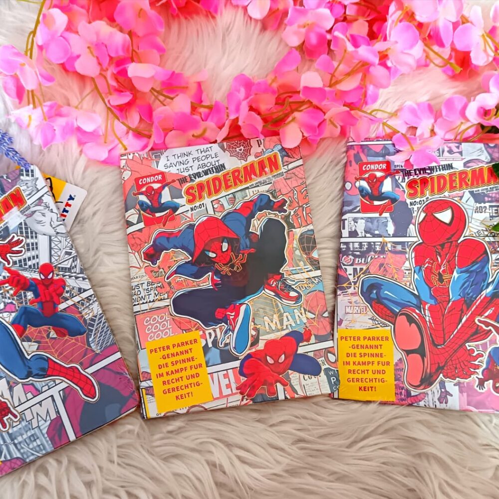 Agenda A5 pasta dura de Spiderman