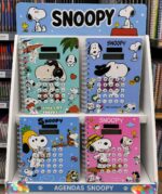 Cuaderno agenda más calculadora varios personajes