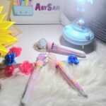 Bolígrafo de 10 colores con piedra para masaje facial