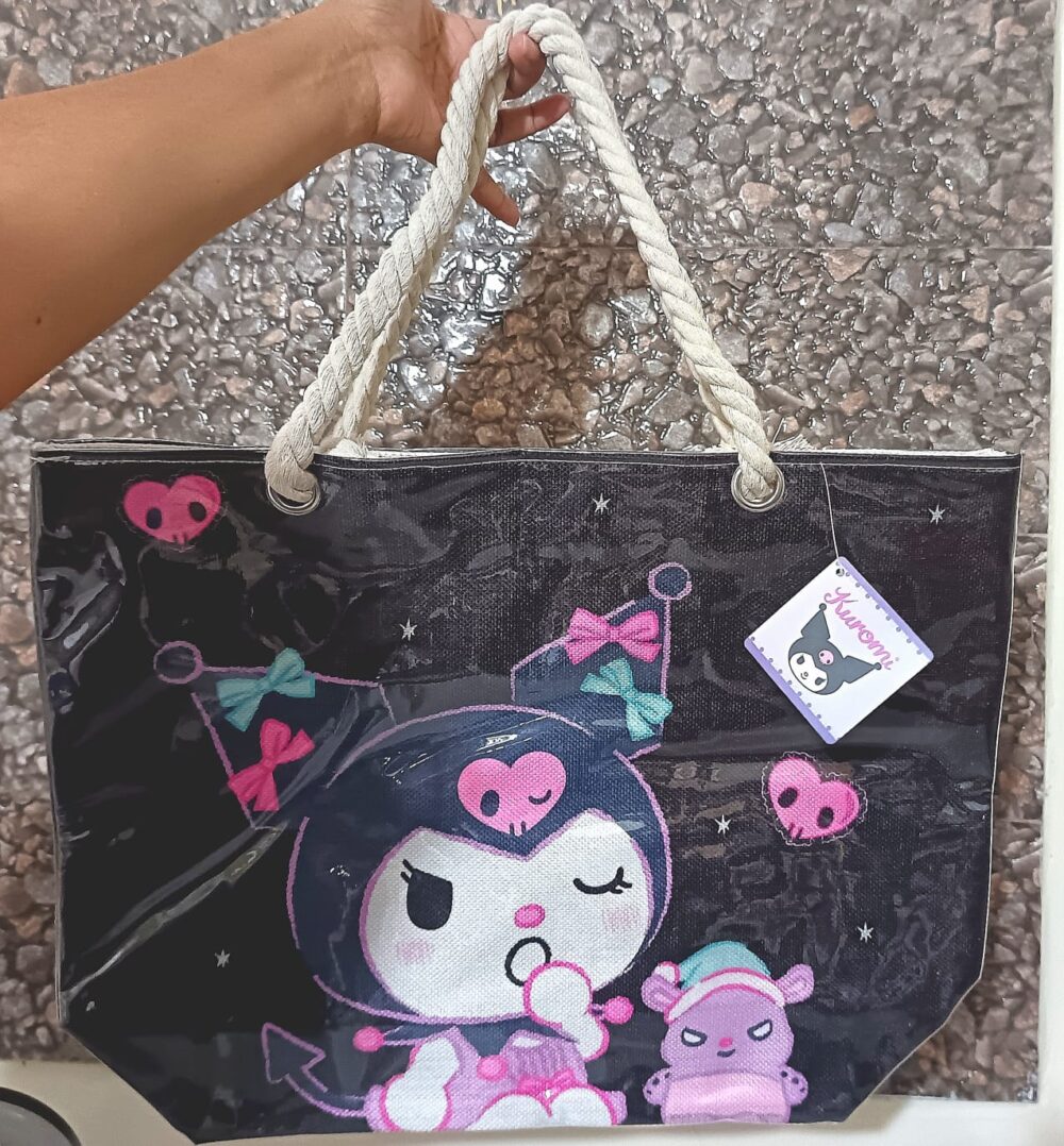 Bolso grande con cubierta de plástico Hello Kitty - Imagen 2