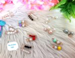 Par broches de perlas para ropa
