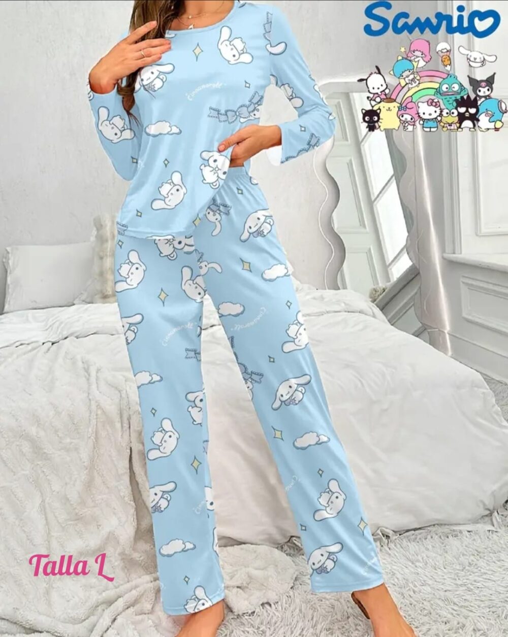 Conjunto pijama pantalón largo Cinnamoroll - Imagen 1