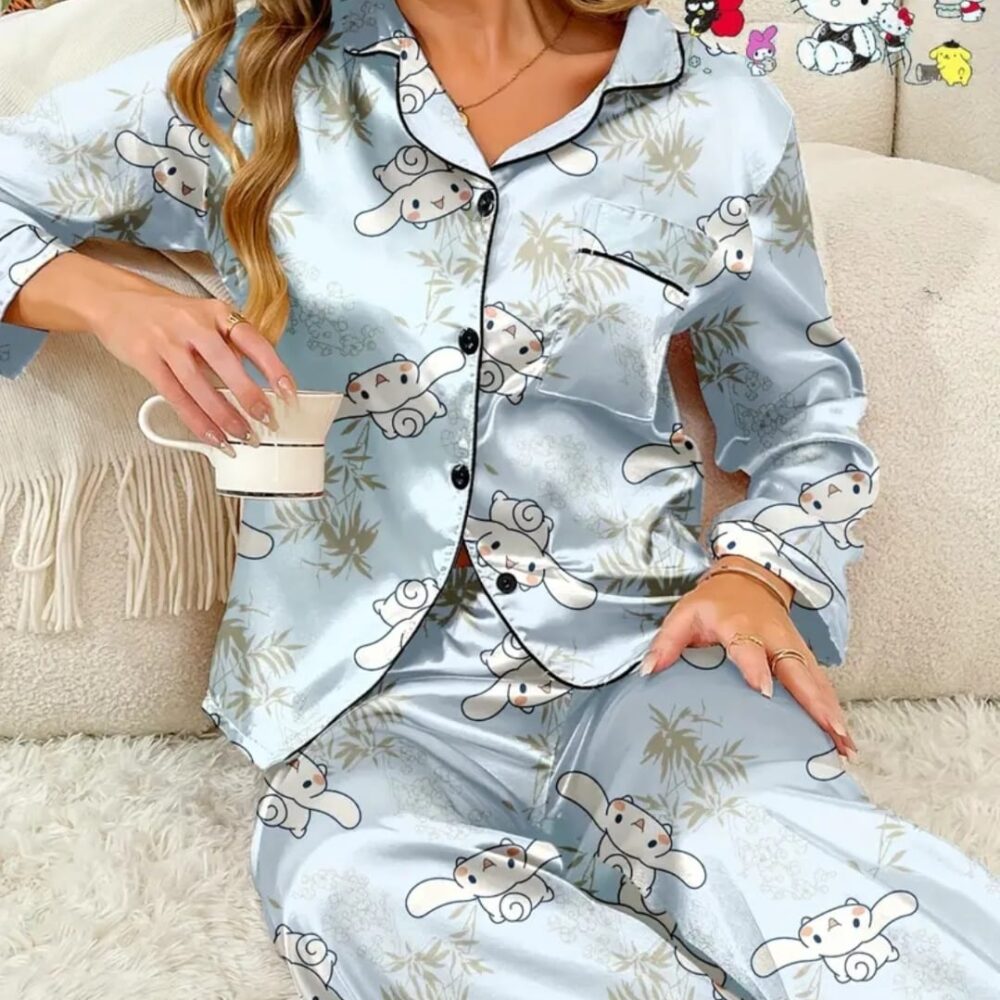Conjunto pijama manga larga Cinnamorol
