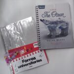 Forro mika cosido para cuaderno universitario