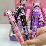 Esfero de 10 colores Kuromi y My Melody