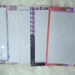 50 Hojas A4 de 1 línea con diseño