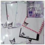 Hojas de cuadros tamaño A4 diseño kuromi