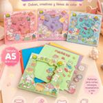 Set de notas A5 de varios colores