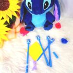 Pluma gel tinta azul Stitch