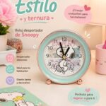Reloj despertador Snoopy