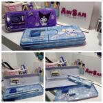 Cartuchera Sanrio metálica con set escolar