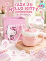 Taza de cerámica con tapa 3D original de Sanrio - Imagen 2