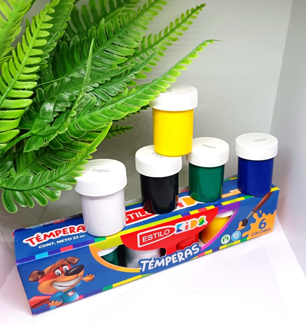 Tempera Estilo kids 22 C. X 6 - Imagen 1