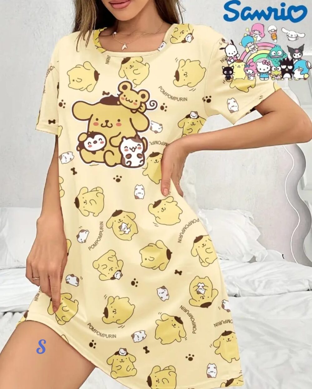 Vestido corto Pompompurin - Imagen 1