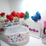 Mini cesta de plástico con diseños