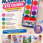 Acuarela Alex x 12 colores