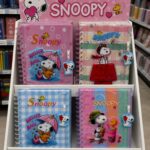Cuaderno agenda con cierre varios personajes