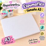 Base espumaflex tamaño A3 para maquetas