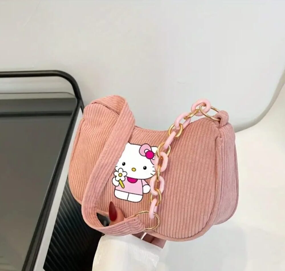 Bolso deportivo de hombro con cierre Hello Kitty