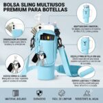 bolsa para vaso térmico con correa ajustable
