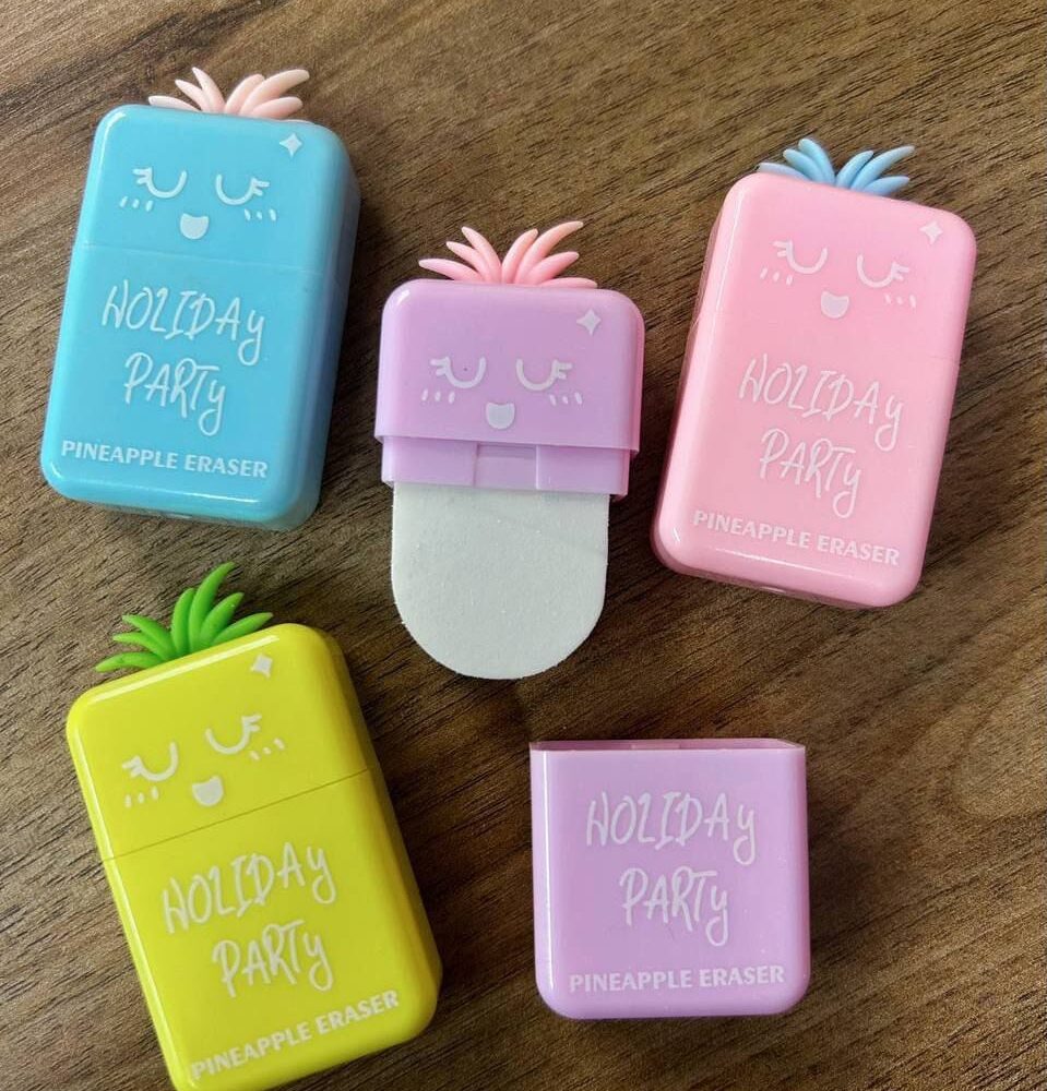 Borrador kawaii modelo piña