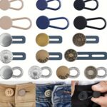 Botón extensor para pantalón, puños de manga, cuello ropa