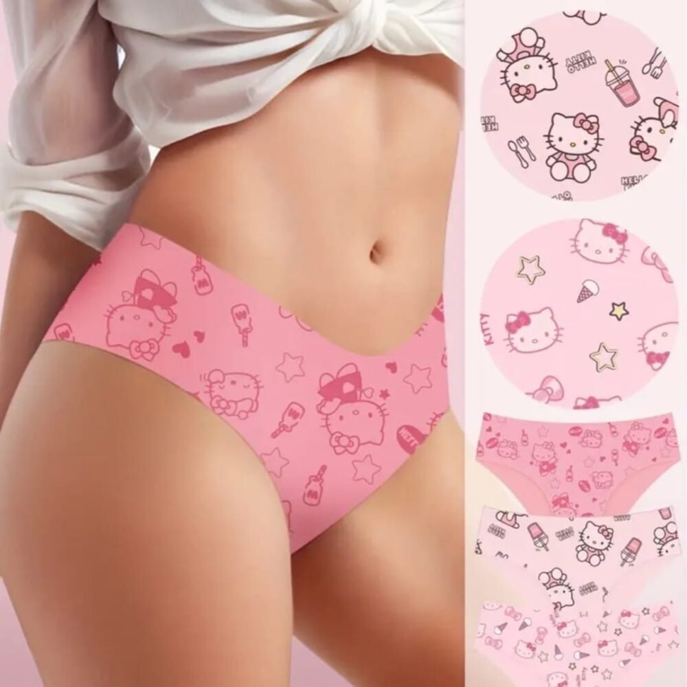 Bragas sin costura diseño de Hello Kitty