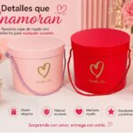 Caja de regalo ovalada grande