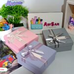 Caja de regalo cuadrada 16x16 cms