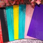 Carpeta tapa transparente varios colores