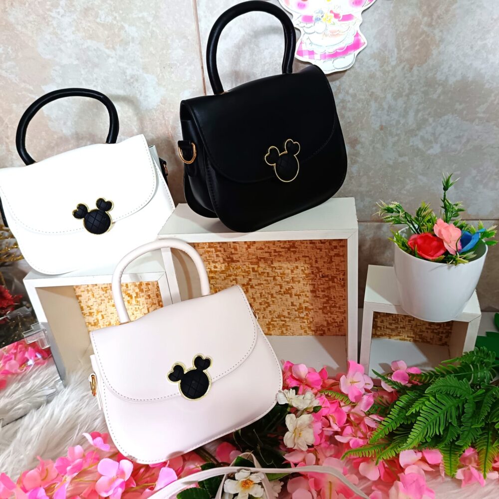 Cartera con correa broche Mickey