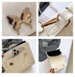 Cartera mochila pequeña con dije mariposa - Imagen 2