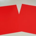 Cartulina A4 esmaltada roja
