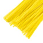 Chenilla limpia pipa color amarillo