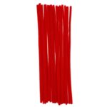Chenilla limpia pipas color rojo