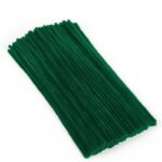 Chenilla limpia pipas color verde oscuro
