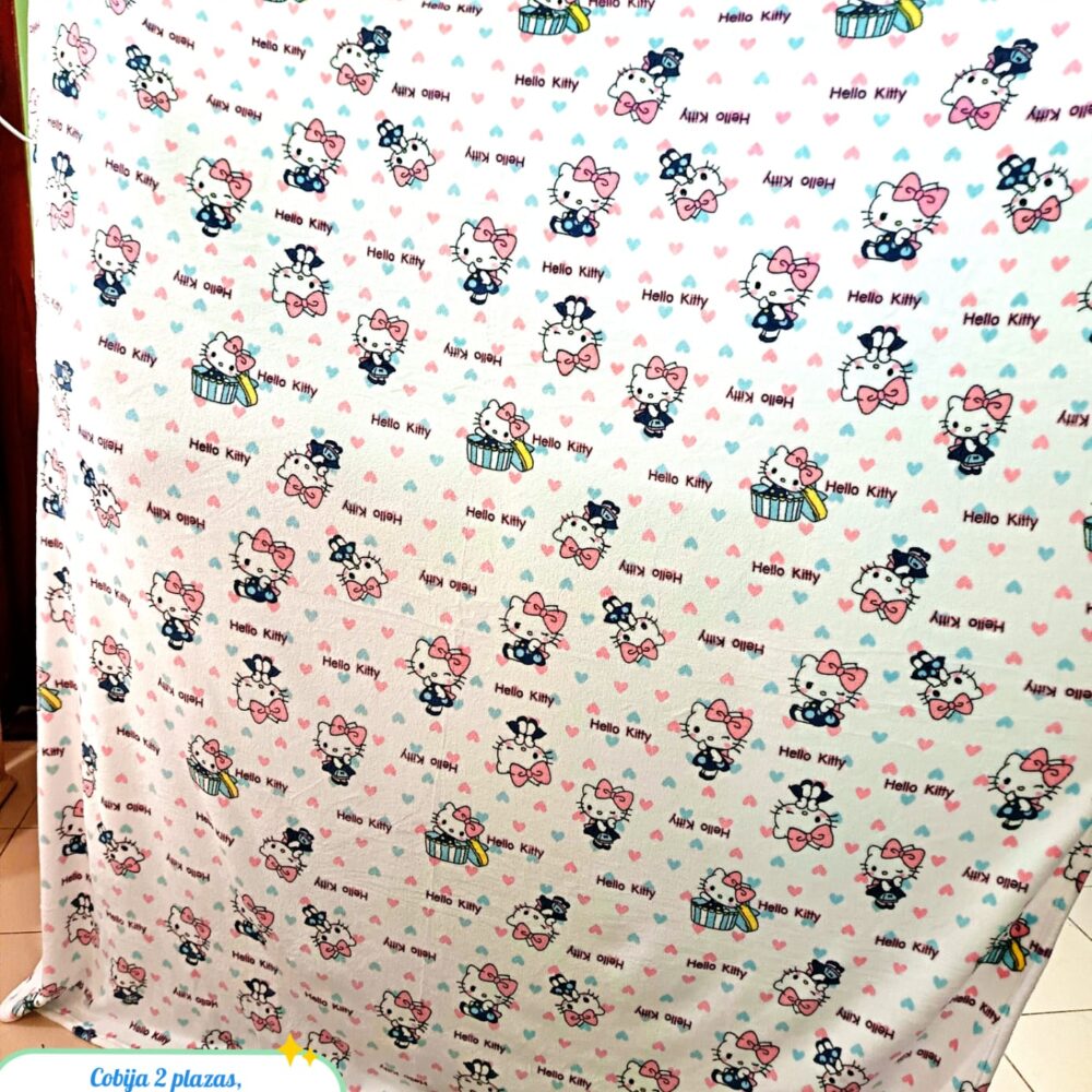 Cobija peluche hipoalergénica 2 plazas de Sanrio