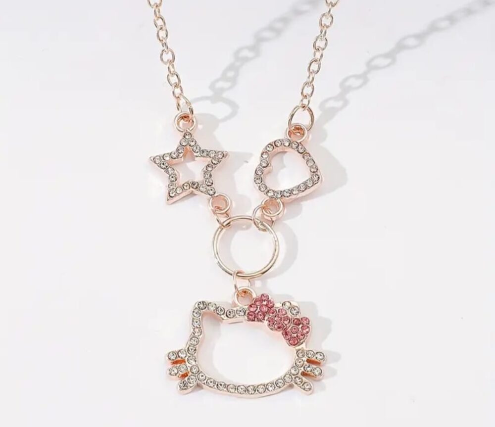 Collar con Dije Hello Kitty - Imagen 1