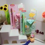 Cinta correctora más pluma gel y pinza