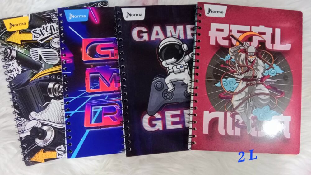 Cuaderno universitario Norma de 100 hojas de 2 líneas - Imagen 1