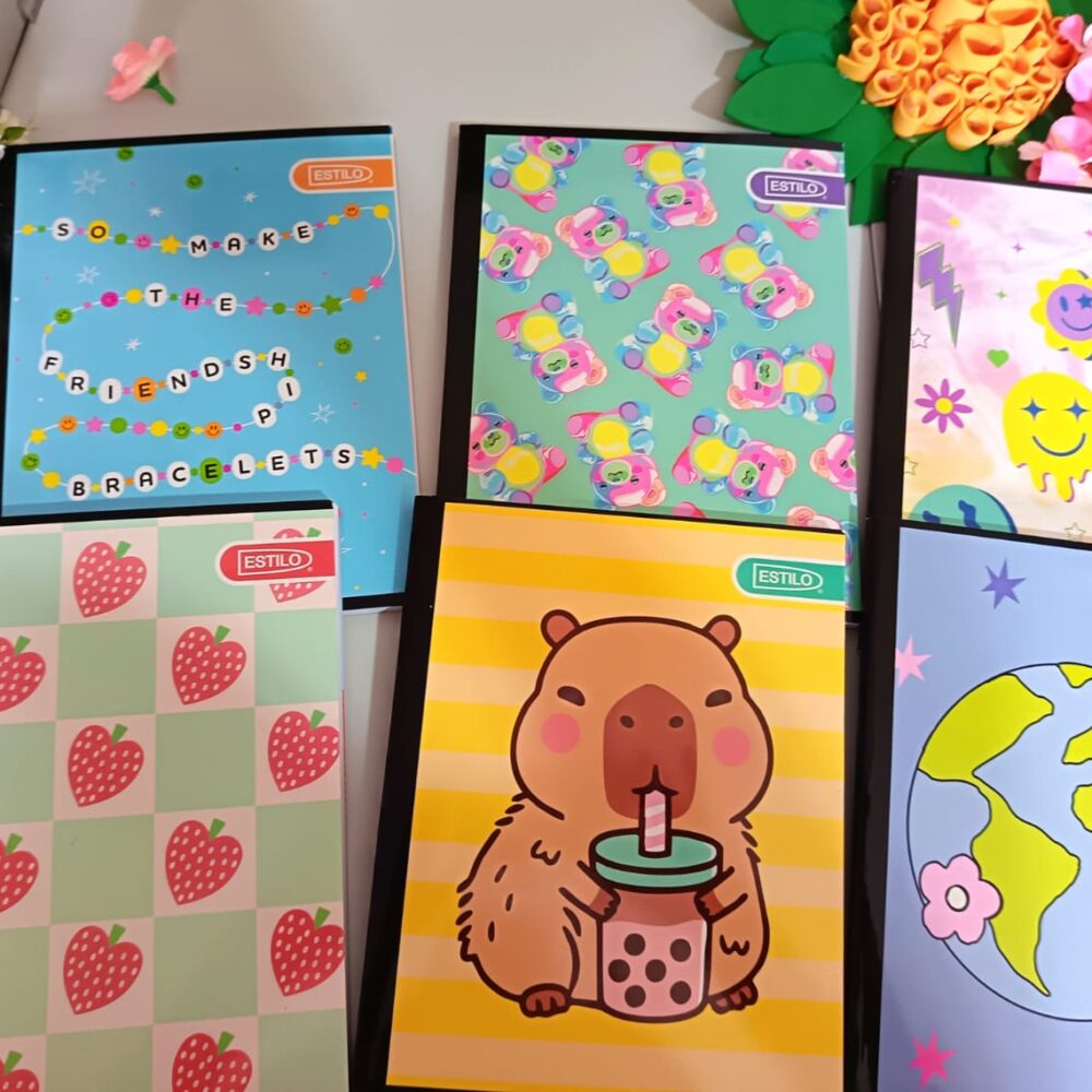 Cuaderno cosido de 1 linea Estilo