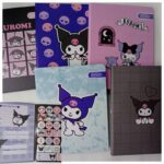 Cuaderno agenda cosido 100 hojas cuadros kuromi
