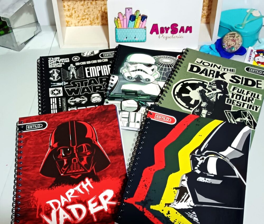 Cuaderno universitario pasta semidura de 2 líneas STAR WAR - Imagen 1