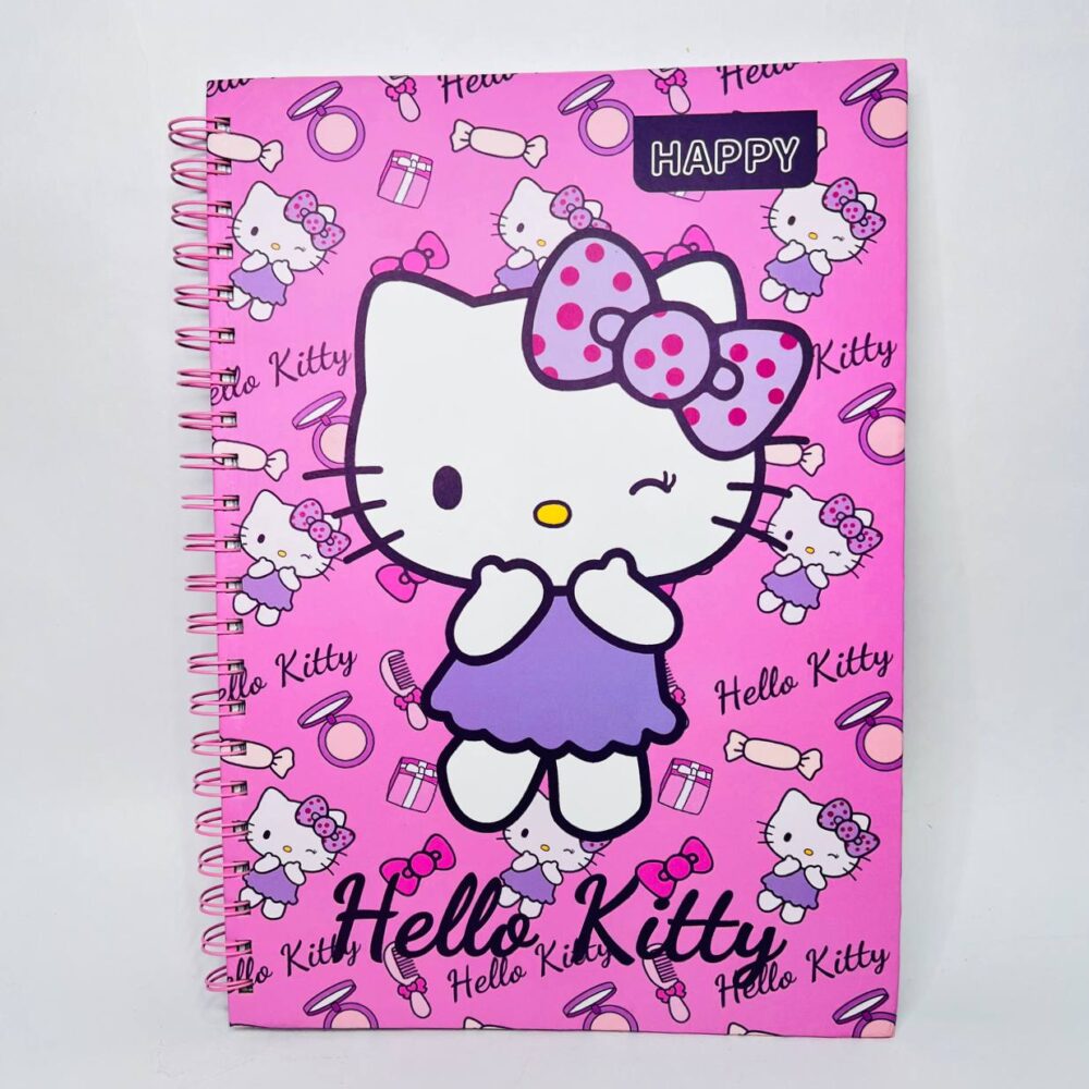 Cuaderno universitario 1 línea pasta dura Sanrio