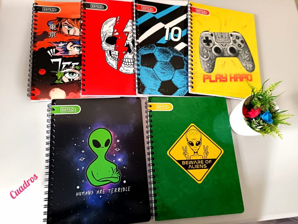 Cuaderno universitario de cuadros ESTILO - Imagen 2