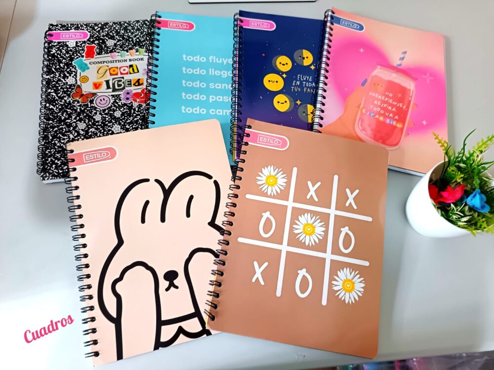 Cuaderno universitario de cuadros ESTILO - Imagen 1