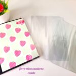 Forro mica cuaderno cosido